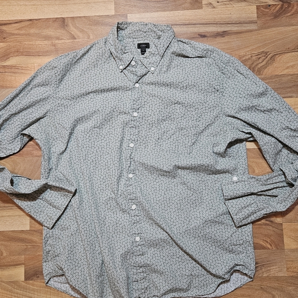 J. Crew XL Mens Button Down Long Sleeve